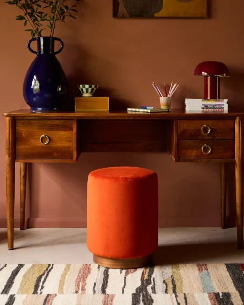 Reyna Desk Double Pedestal